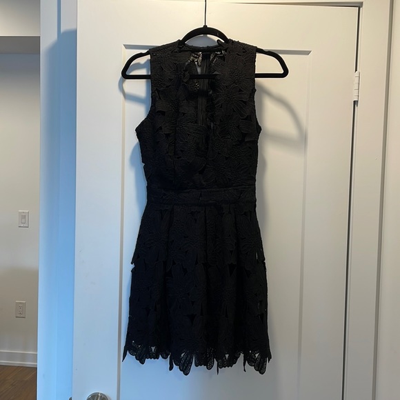 Black cocktail/wedding guest Windsor Dress - Picture 2 of 5